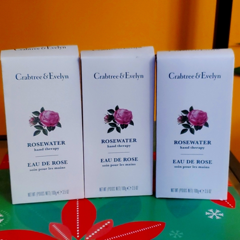 Crabtree Evelyn Rosewater Hand Therapy lot